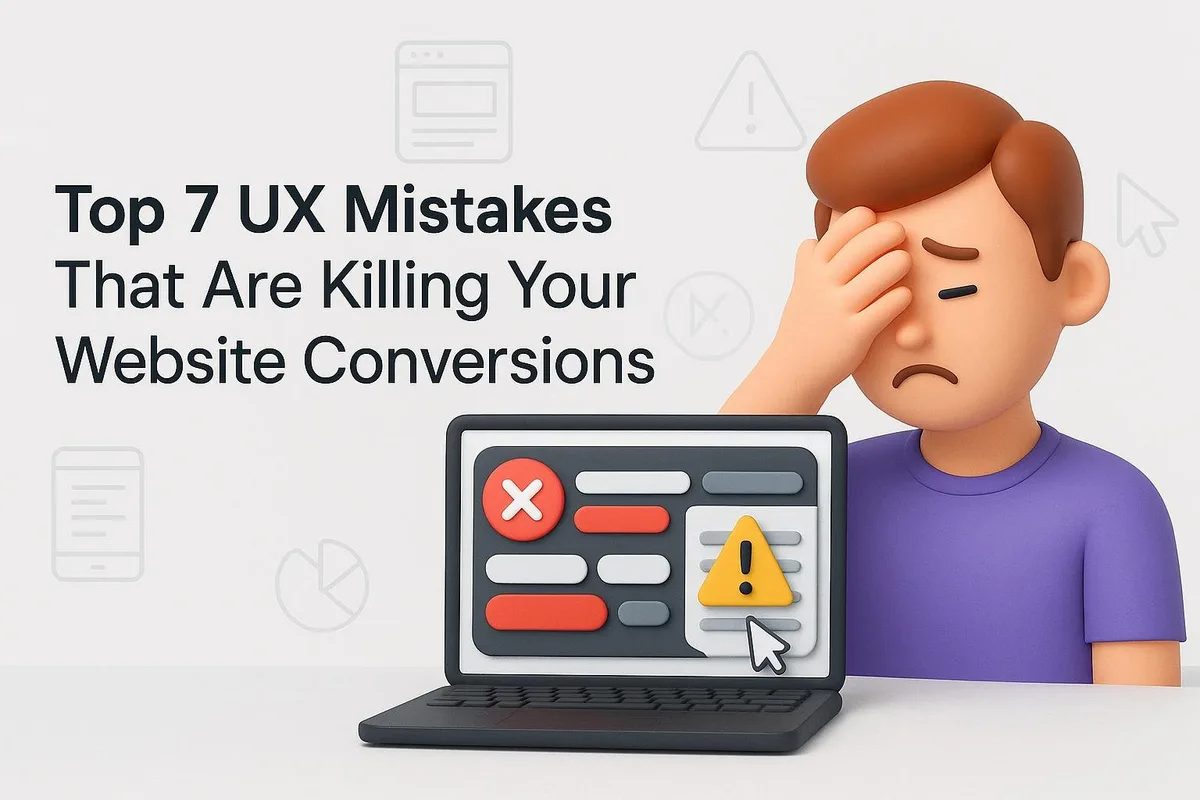 Top 7 UX Mistakes That Are Killing Your Website Conversions