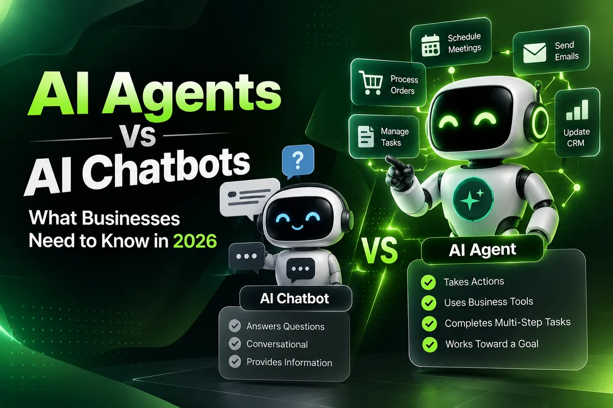 AI Agents vs AI Chatbots: what businesses need to know in 2026