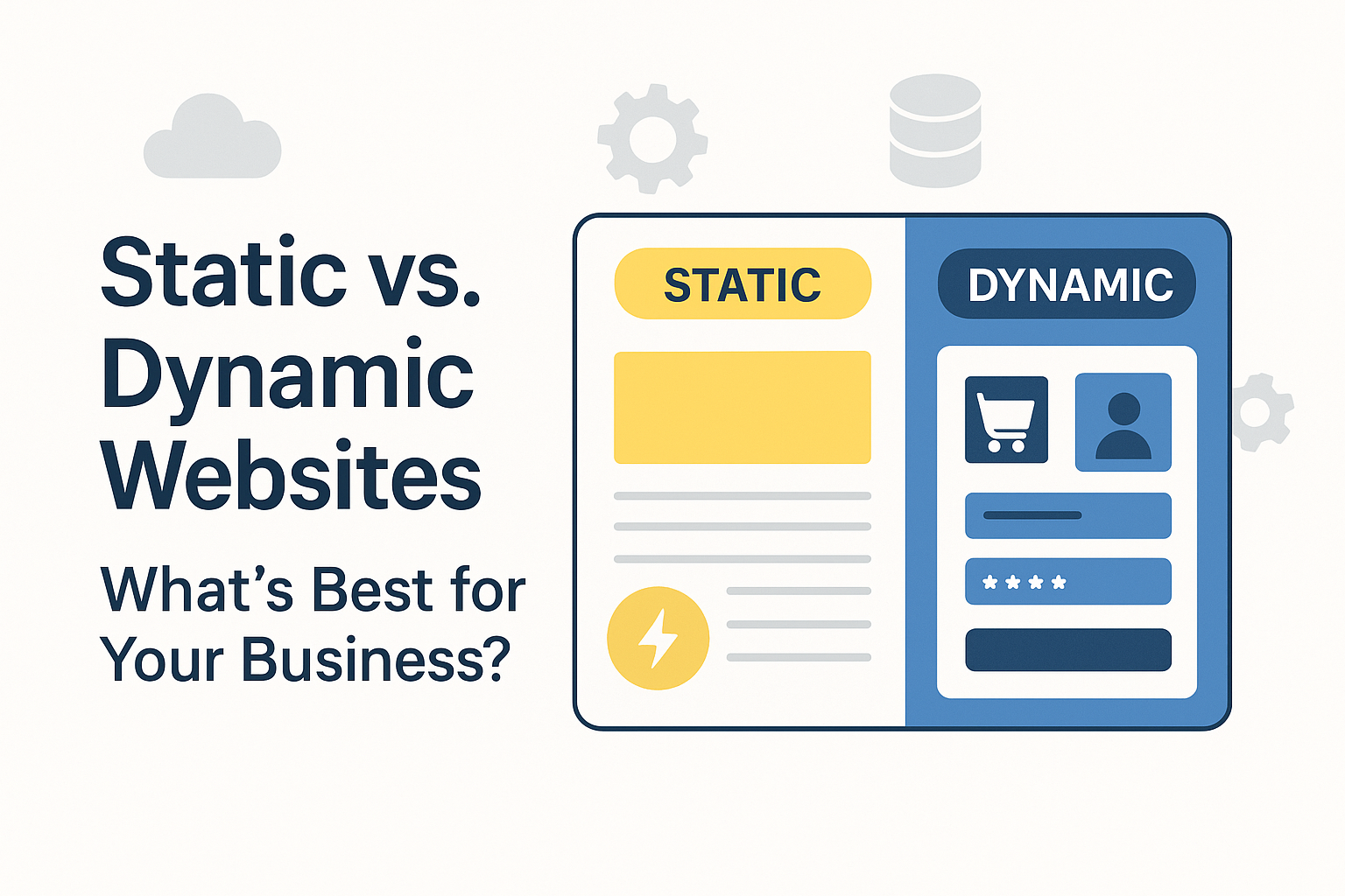 Static vs Dynamic Website